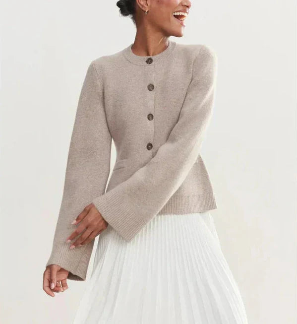 Drune | Strickjacke - Damen Herbst Chic Knopf-Cardigan