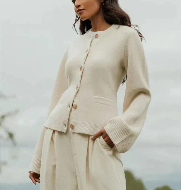 Drune | Strickjacke - Damen Herbst Chic Knopf-Cardigan