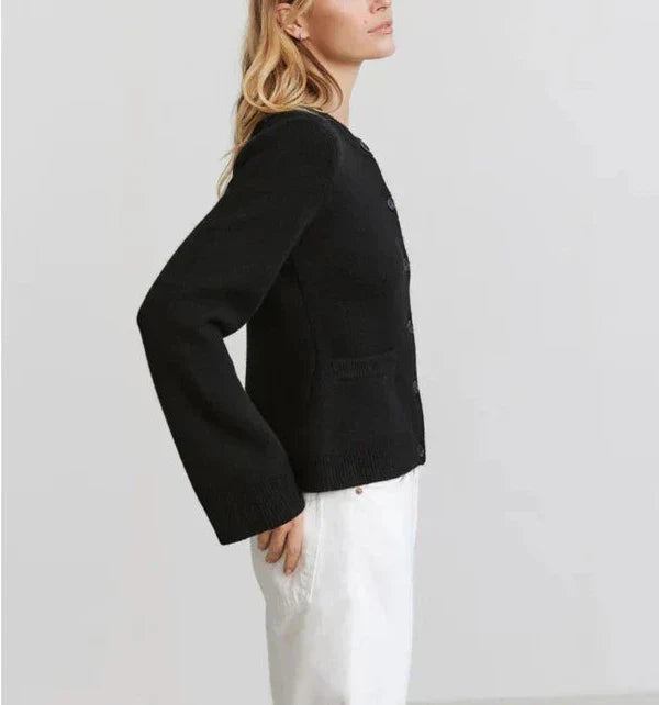 Drune | Strickjacke - Damen Herbst Chic Knopf-Cardigan