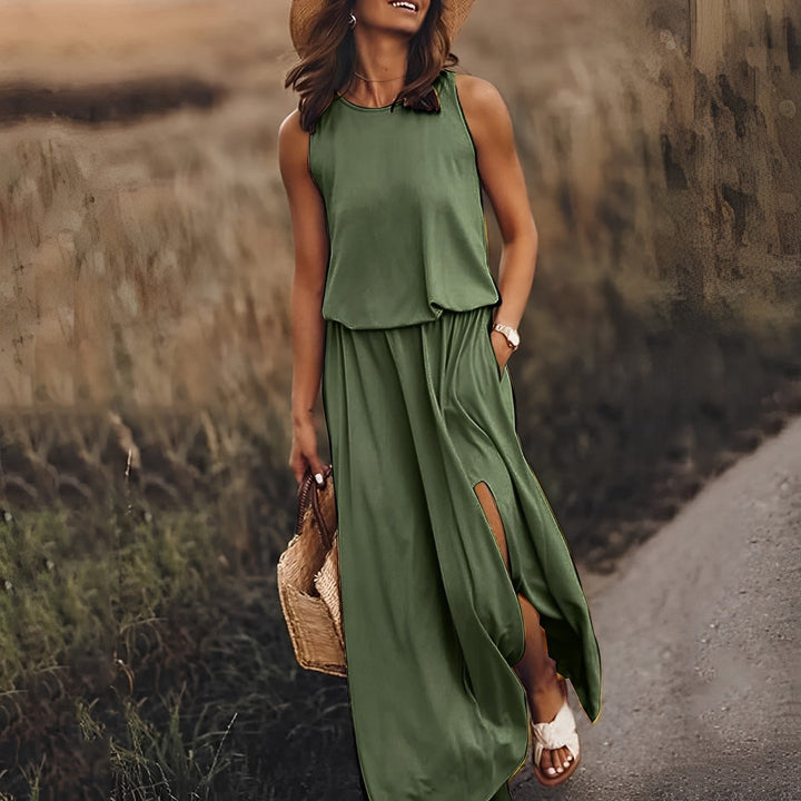 Drune | Elegantes Farbenfrohes Kleid
