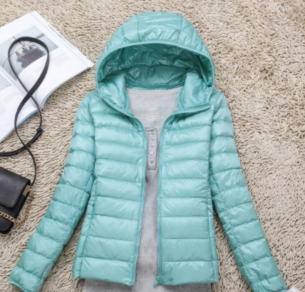 Drune | Kapuze Leichtgewicht Pufferjacke Winterjacken Damen
