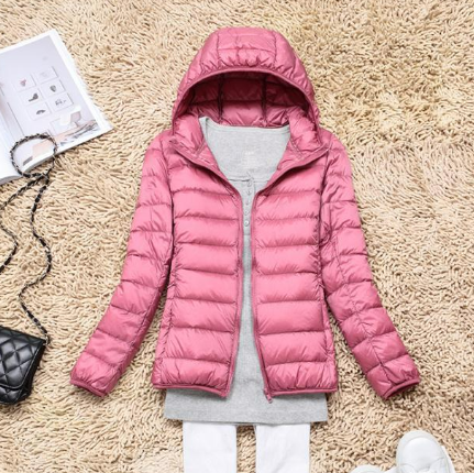 Drune | Kapuze Leichtgewicht Pufferjacke Winterjacken Damen