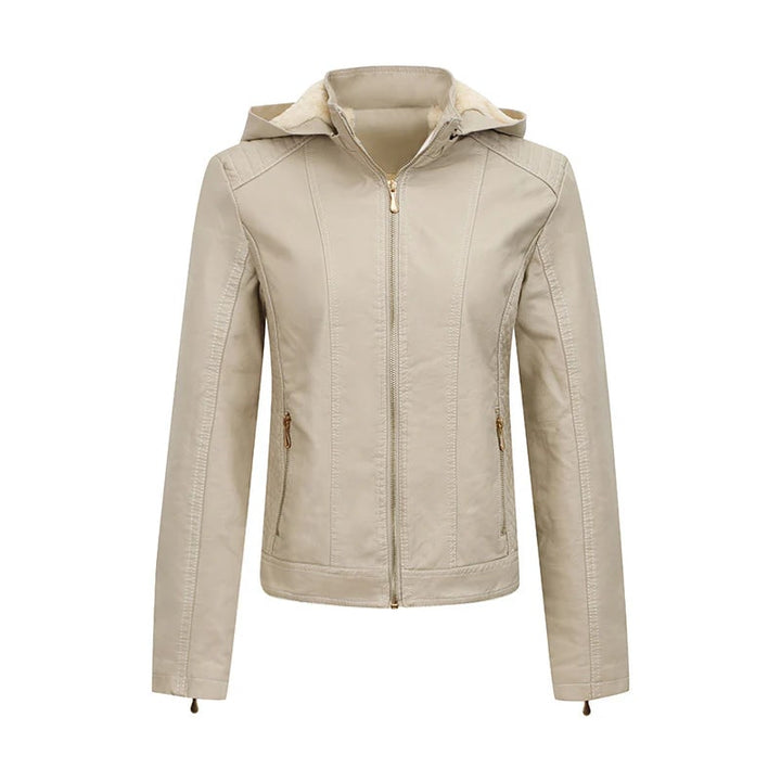 Drune | PU Lederjacke mit Kapuze - Vielseitiges Design - Leicht & Stylish
