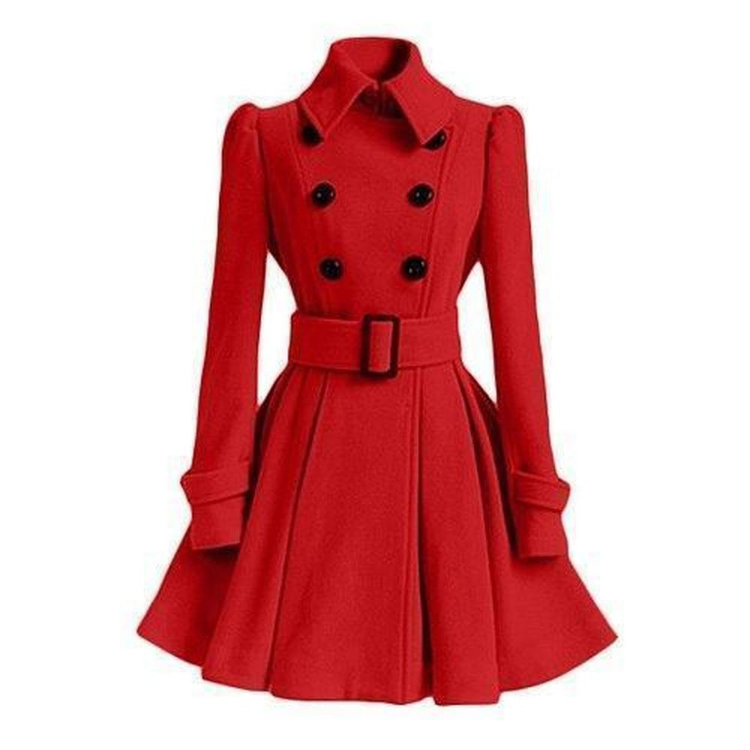 Drune | Doppelreihiger Damen Windbreaker Trenchcoat