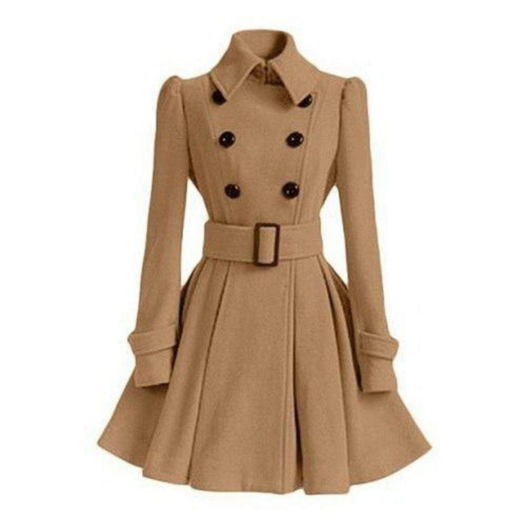 Drune | Doppelreihiger Damen Windbreaker Trenchcoat