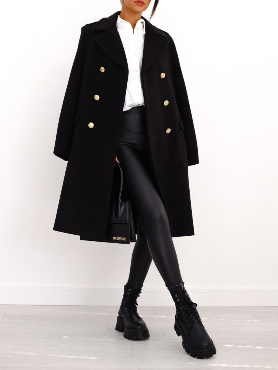 Drune | Doppelreihiger Mantel für Damen - Winter