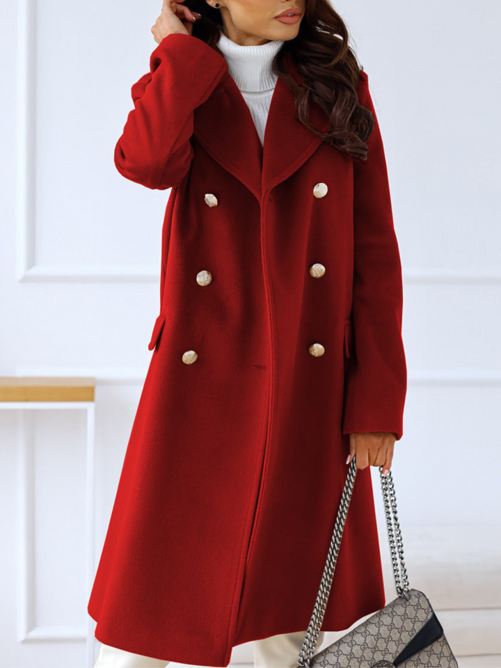 Drune | Doppelreihiger Mantel für Damen - Winter