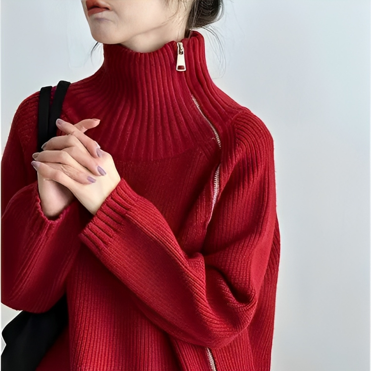 Drune | Damen Rollkragenpullover