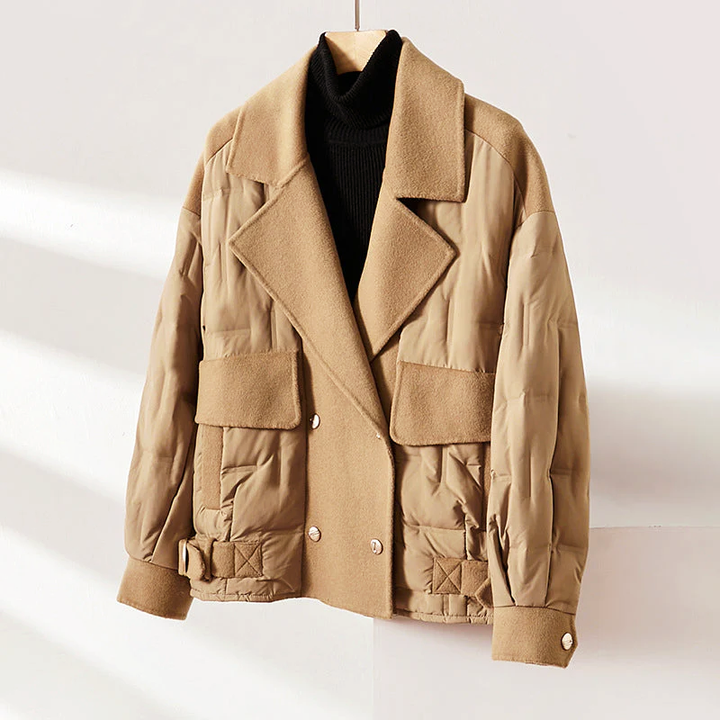 Drune | Gefütterte Woll-Daunenjacke für Frauen