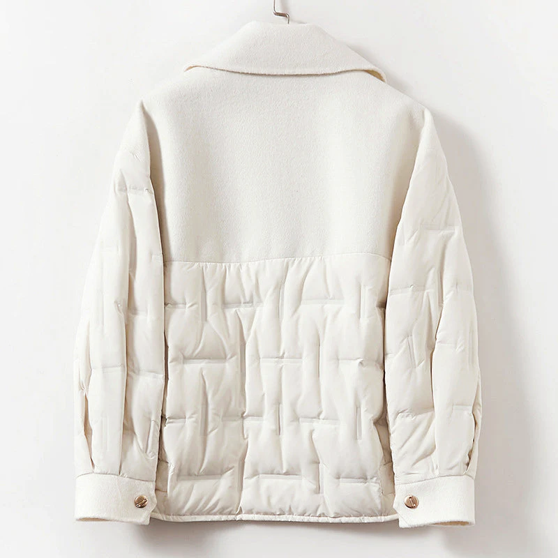 Drune | Gefütterte Woll-Daunenjacke für Frauen