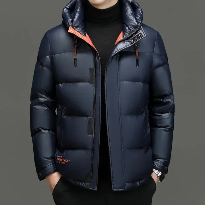 Drune | Winter Steppjacke für Herren Mit Kapuze