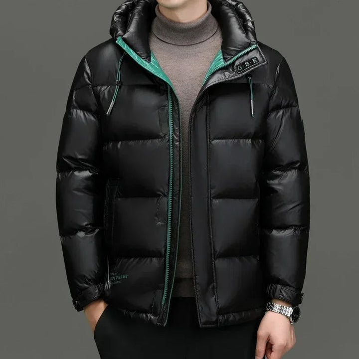 Drune | Winter Steppjacke für Herren Mit Kapuze