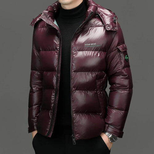 Drune | Elegante Daunenjacke für Herren Mit langen Ärmeln