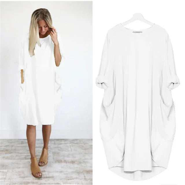Drune | Bequemes Bauchbedeckendes Kleid