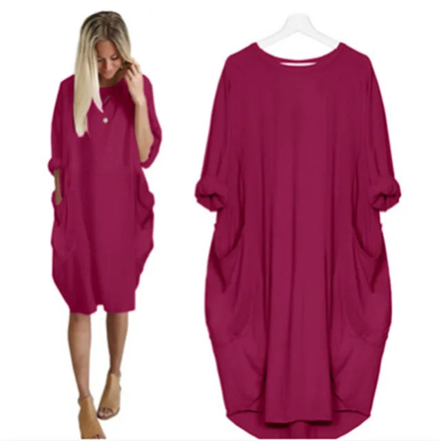 Drune | Bequemes Bauchbedeckendes Kleid