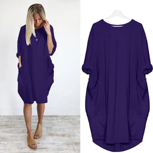 Drune | Bequemes Bauchbedeckendes Kleid