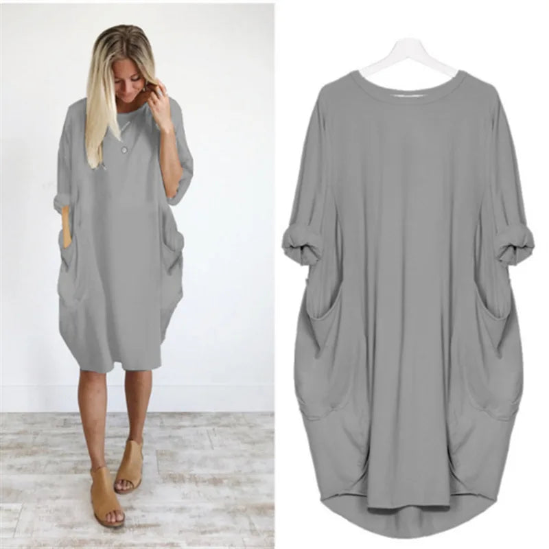 Drune | Bequemes Bauchbedeckendes Kleid