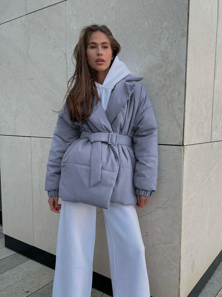 Drune | Damen Gürteltaschen Winterjacke