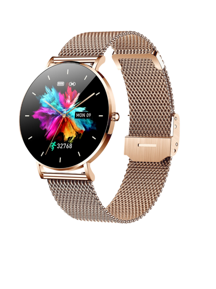 Drune | Damen Smartwatch Mit Voll Touch Display Und Vielseitigen Fitness Funktionen
