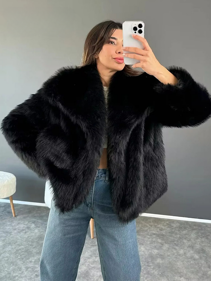 Drune | Warme Pelzjacke für Damen in stilvollem Design