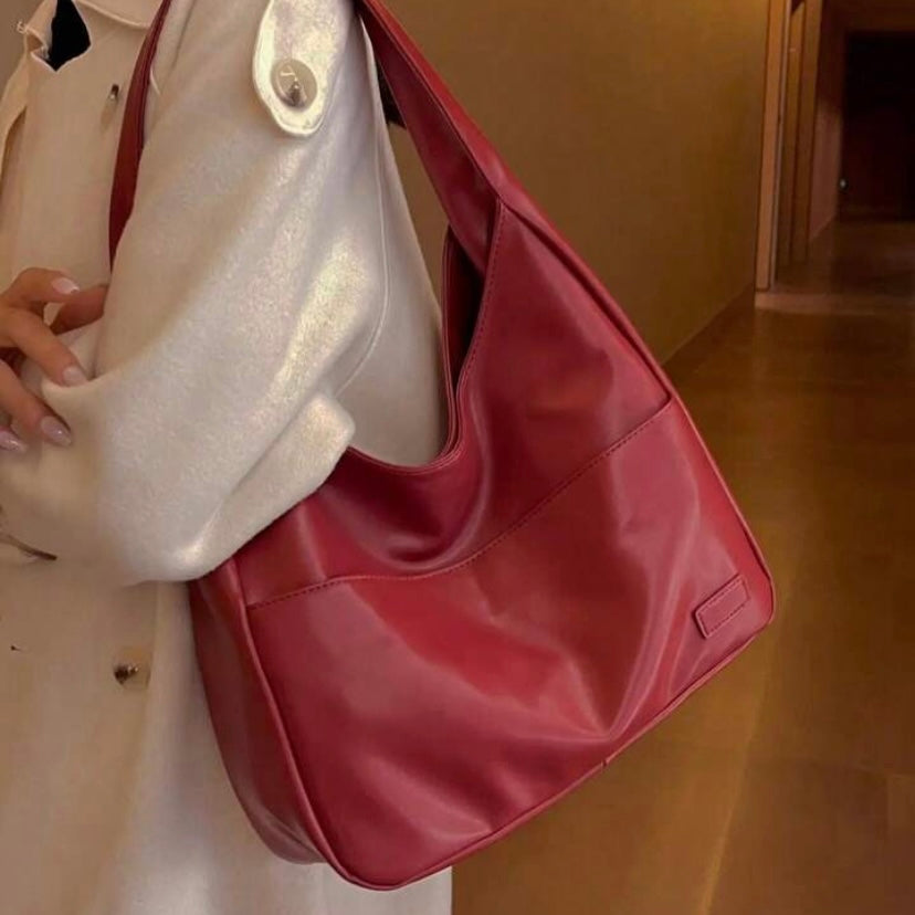 Drune | ️elegante Lederschultertasche