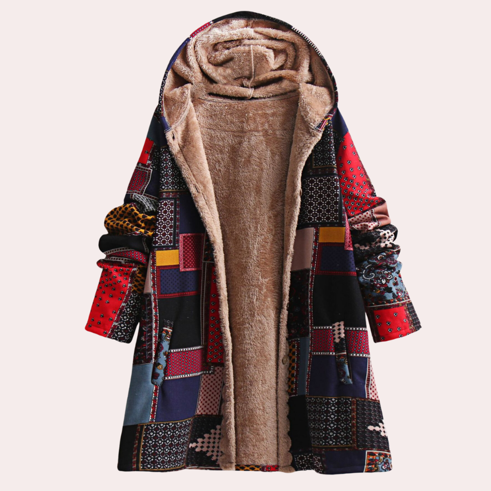Drune | Winterklassischer Warmer Mantel mit Kapuze für Damen