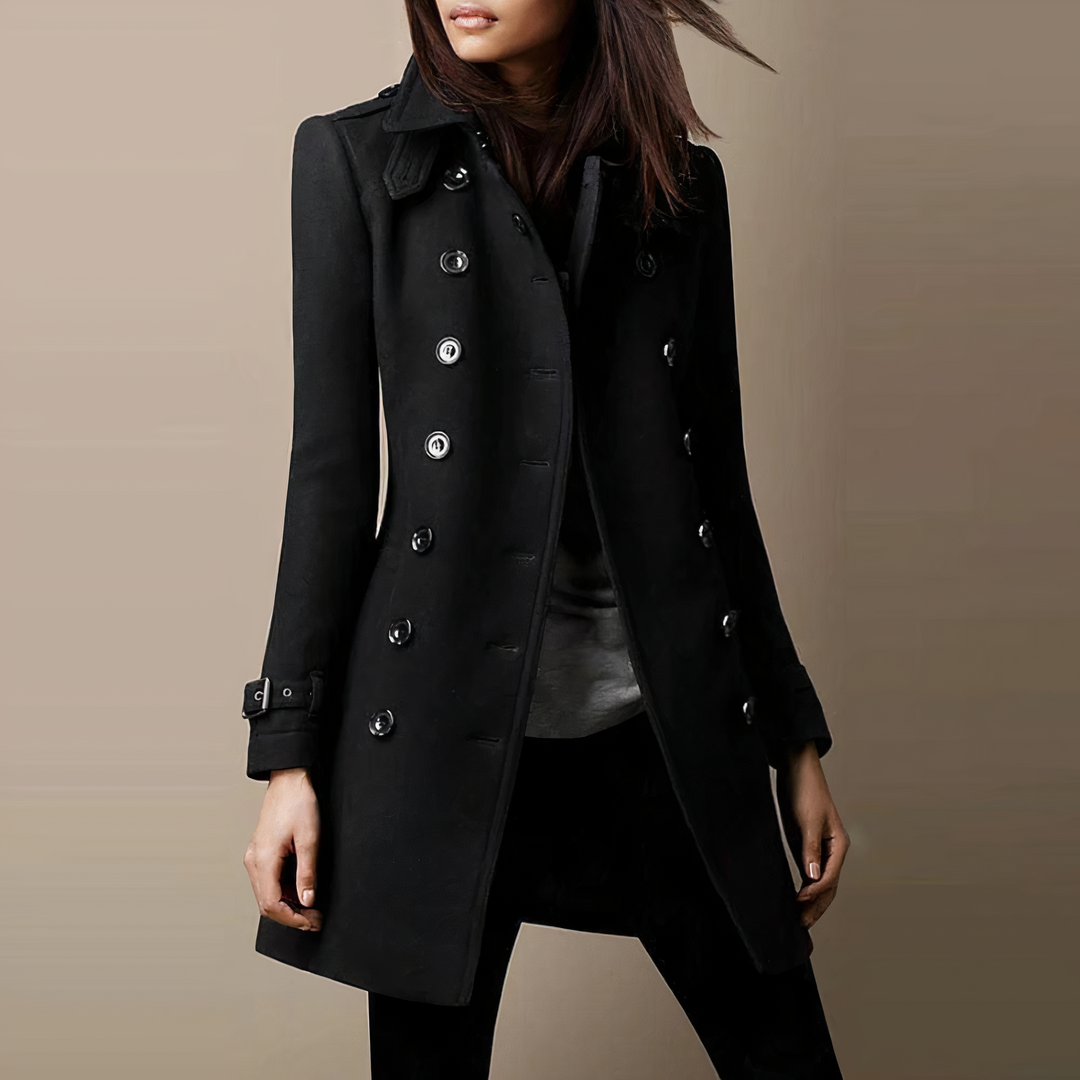 Drune | Wärmer Trenchcoat - Lang