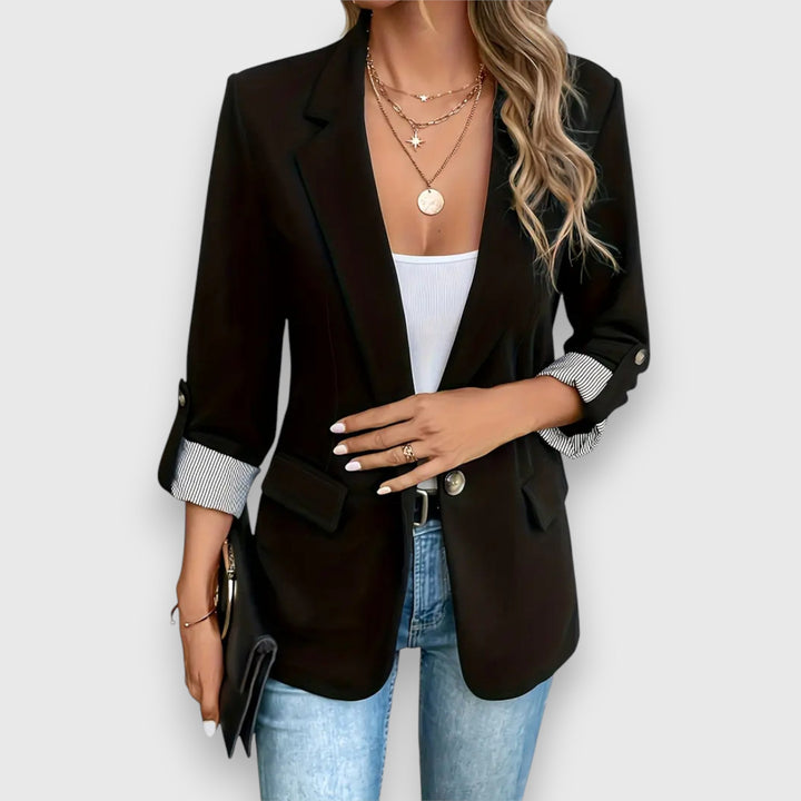 Drune | Blazer Taillierte Passform Einreihe Klassischer Revers Vielseitiger Stil