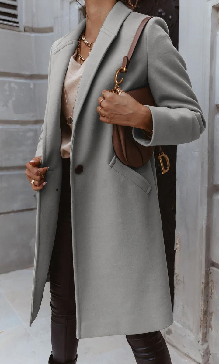 Drune | Elegante langer Mantel für Damen