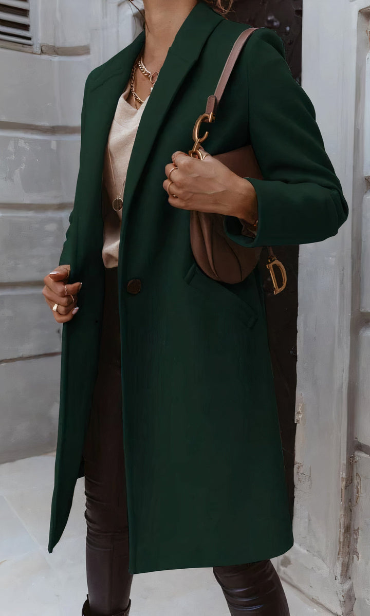 Drune | Elegante langer Mantel für Damen
