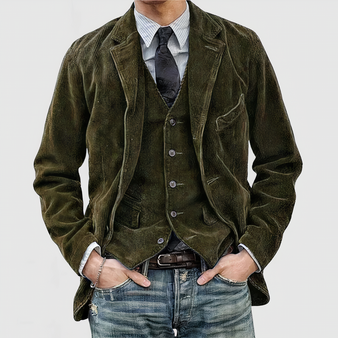 Drune | Lässige Cordjacket
