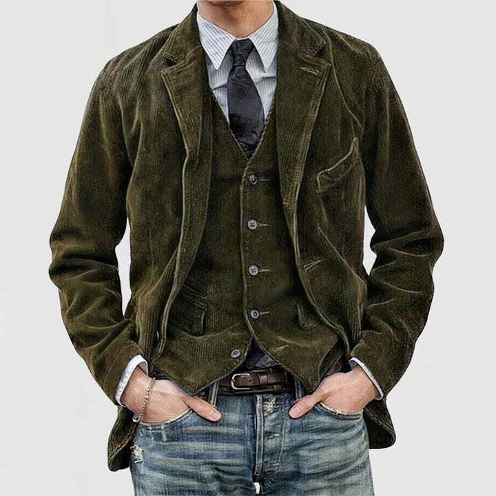 Drune | Lässige Cordjacket