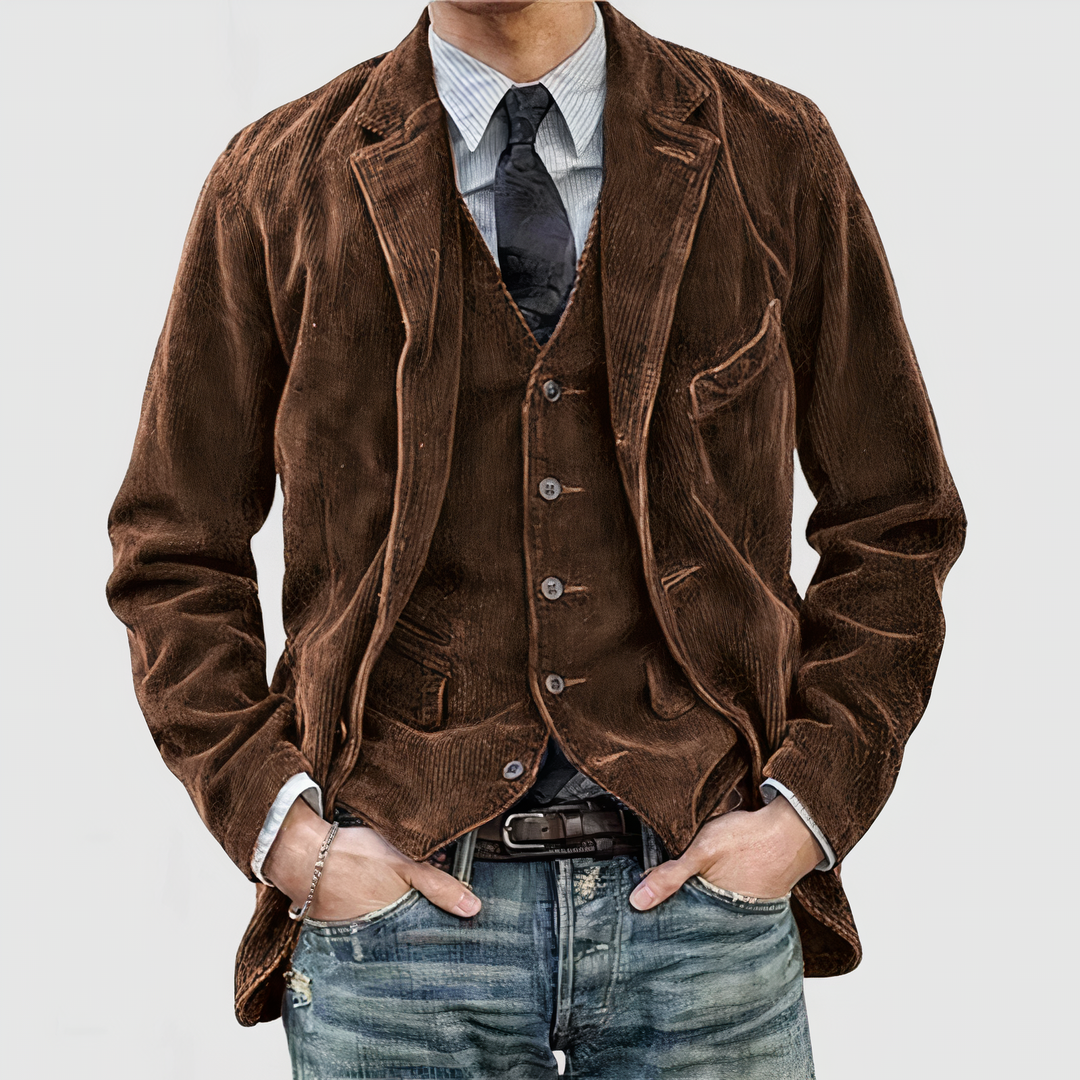 Drune | Lässige Cordjacket