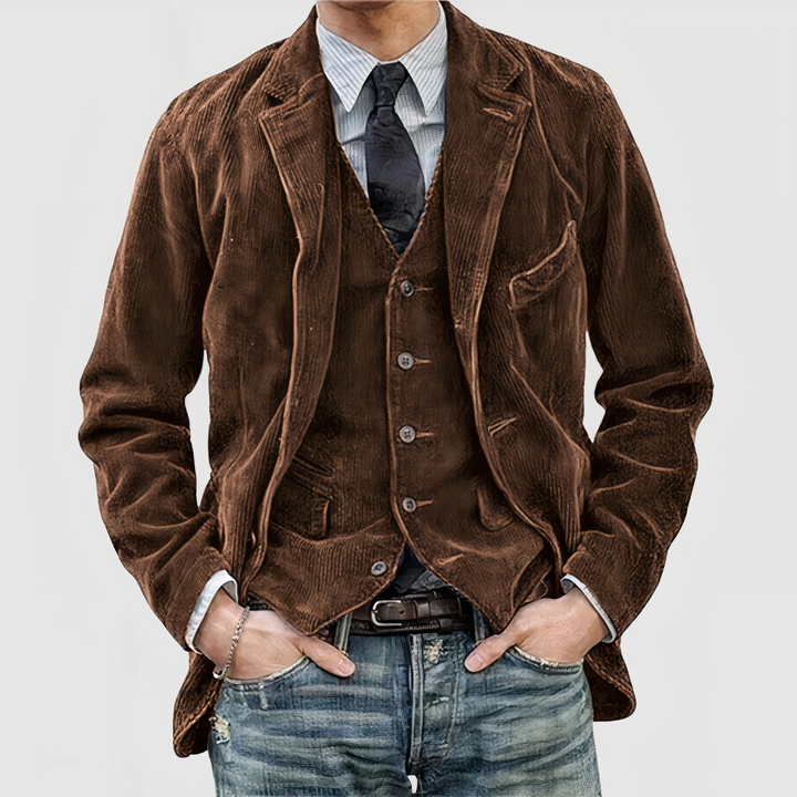 Drune | Lässige Cordjacket