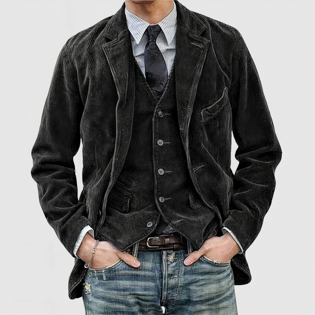 Drune | Lässige Cordjacket