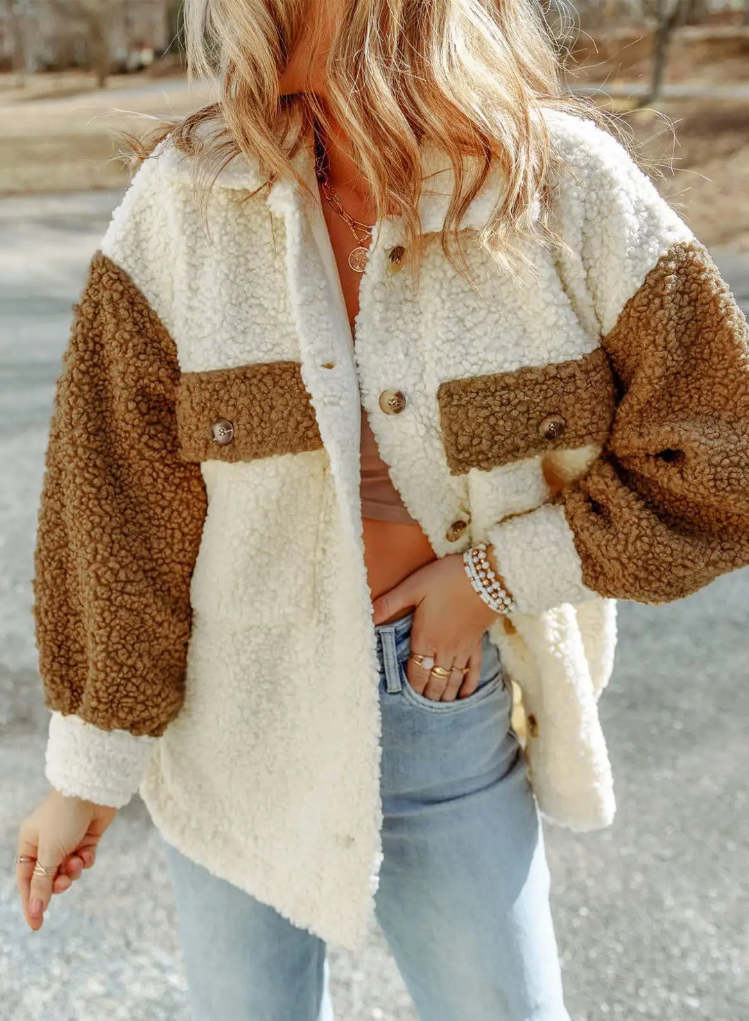 Drune | stilvolle flauschige Chic-Jacke