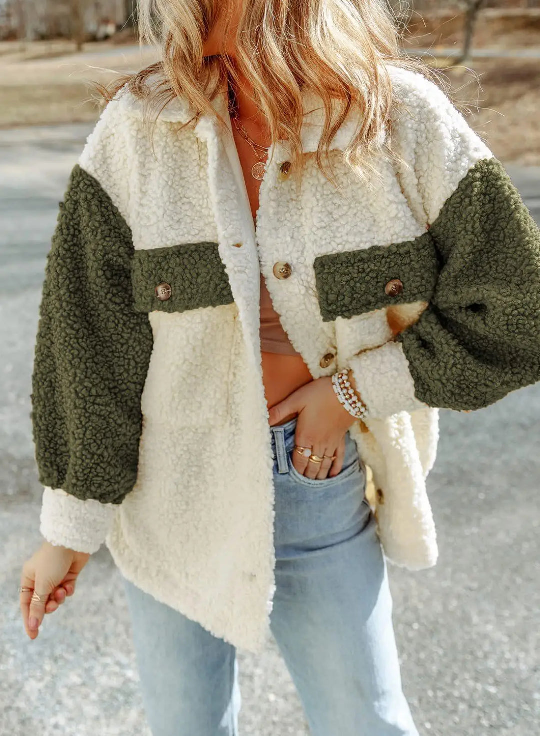 Drune | stilvolle flauschige Chic-Jacke