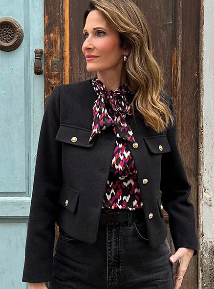 Drune | Vintage Cropped Jacke
