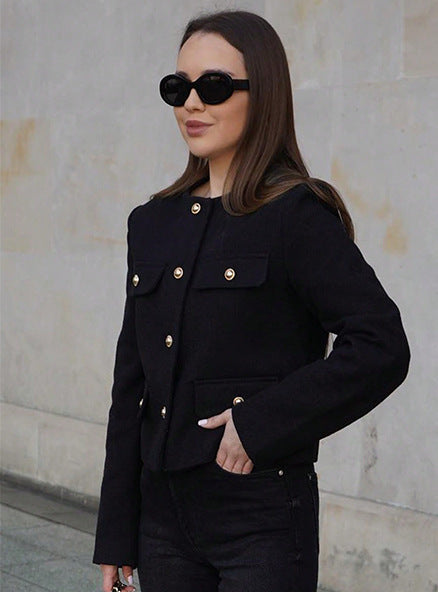 Drune | Vintage Cropped Jacke