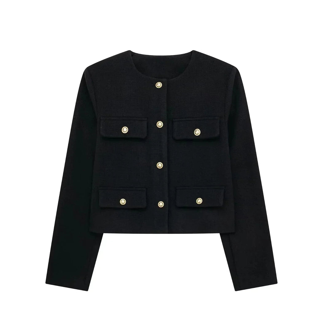 Drune | Vintage Cropped Jacke