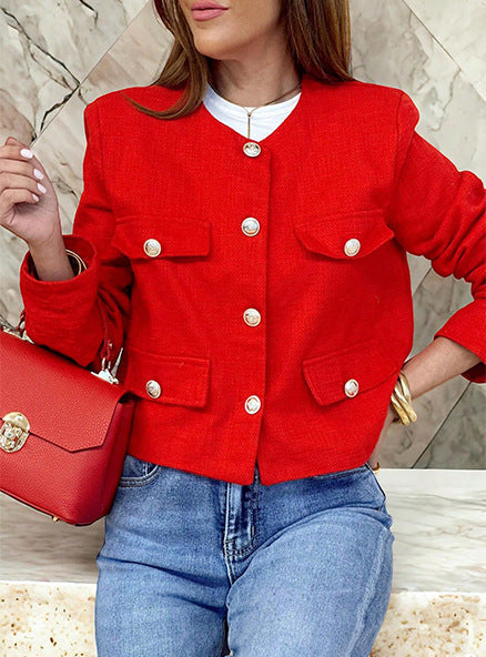 Drune | Vintage Cropped Jacke