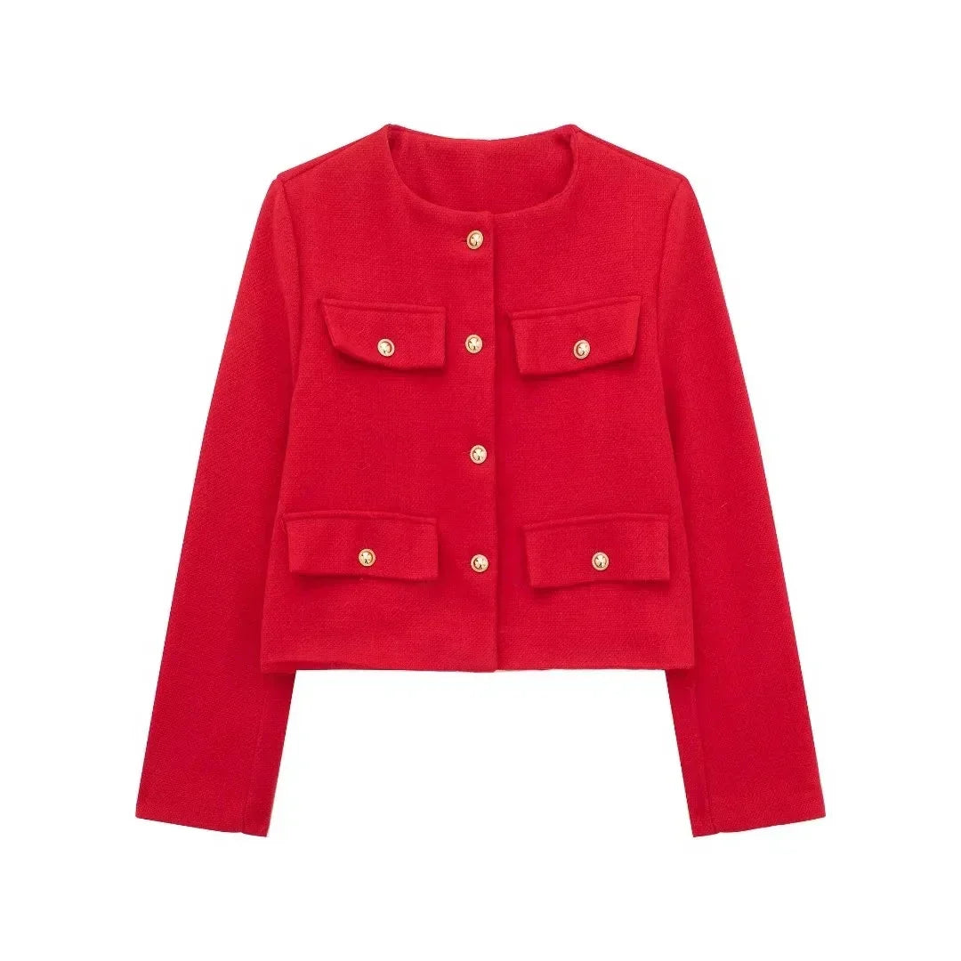 Drune | Vintage Cropped Jacke