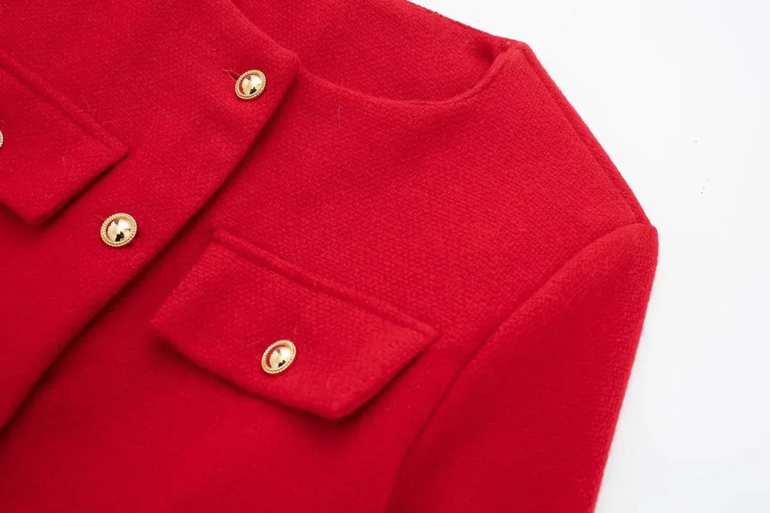 Drune | Vintage Cropped Jacke