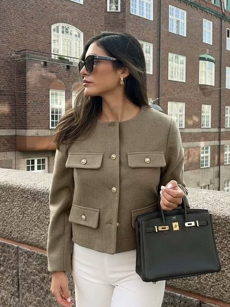 Drune | Vintage Cropped Jacke