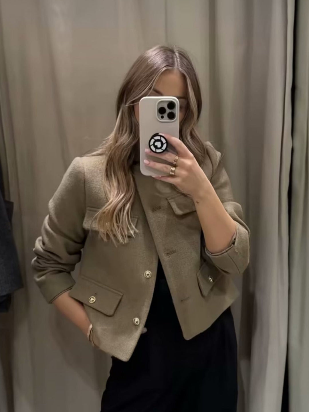 Drune | Vintage Cropped Jacke