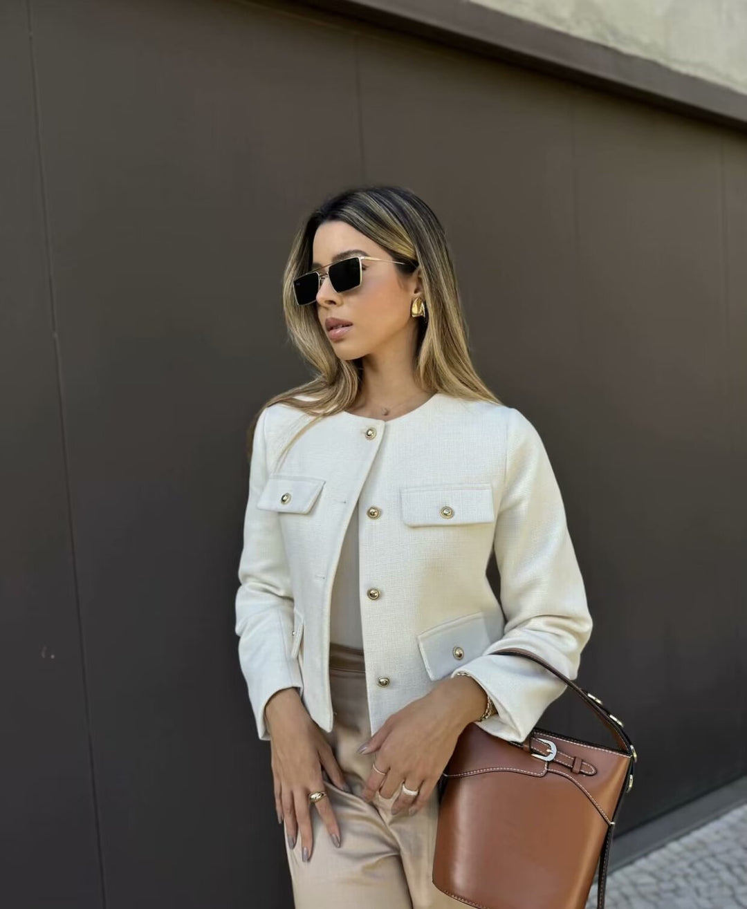 Drune | Vintage Cropped Jacke