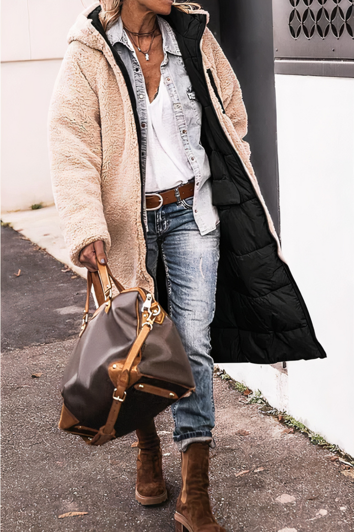 Drune | Lange gepolsterte Jacke mit warmem Futter