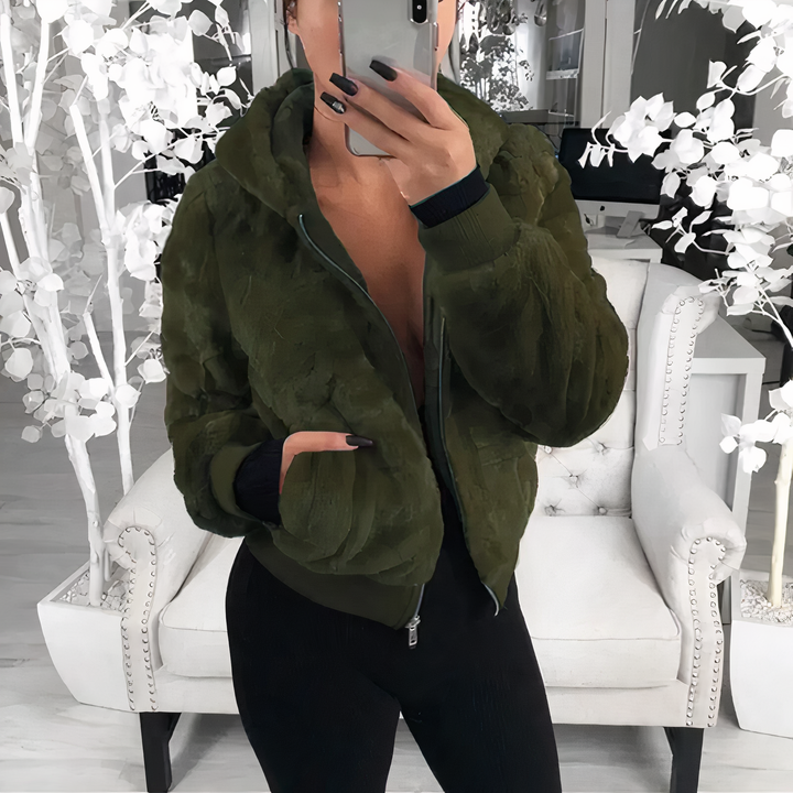 Drune | Damen Steppjacke mit Kapuze