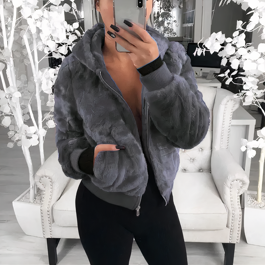 Drune | Damen Steppjacke mit Kapuze