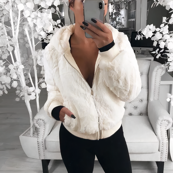 Drune | Damen Steppjacke mit Kapuze